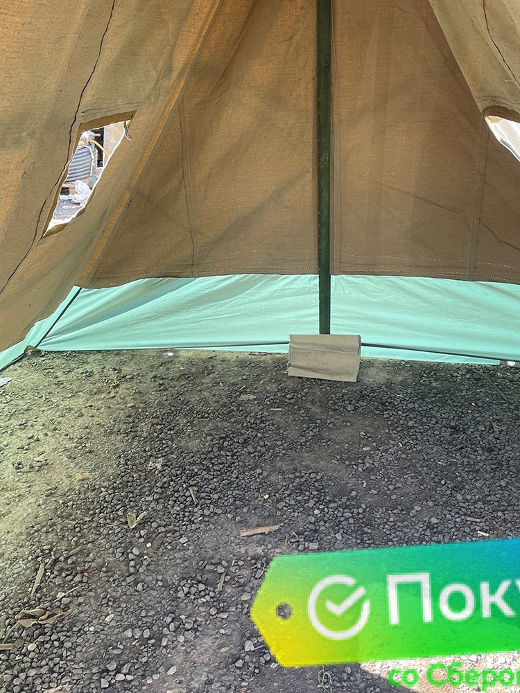 Палатка Гарнизон-3 с двускатной крышей Палатка Гарнизон-3 с двускатной крышей
