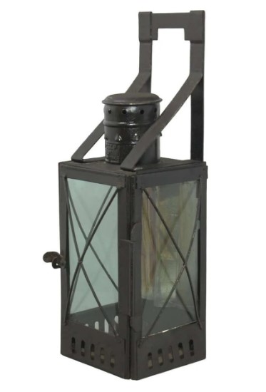 Оригинальный свечной фонарь (СССР), до 1950 года, замок-крючок